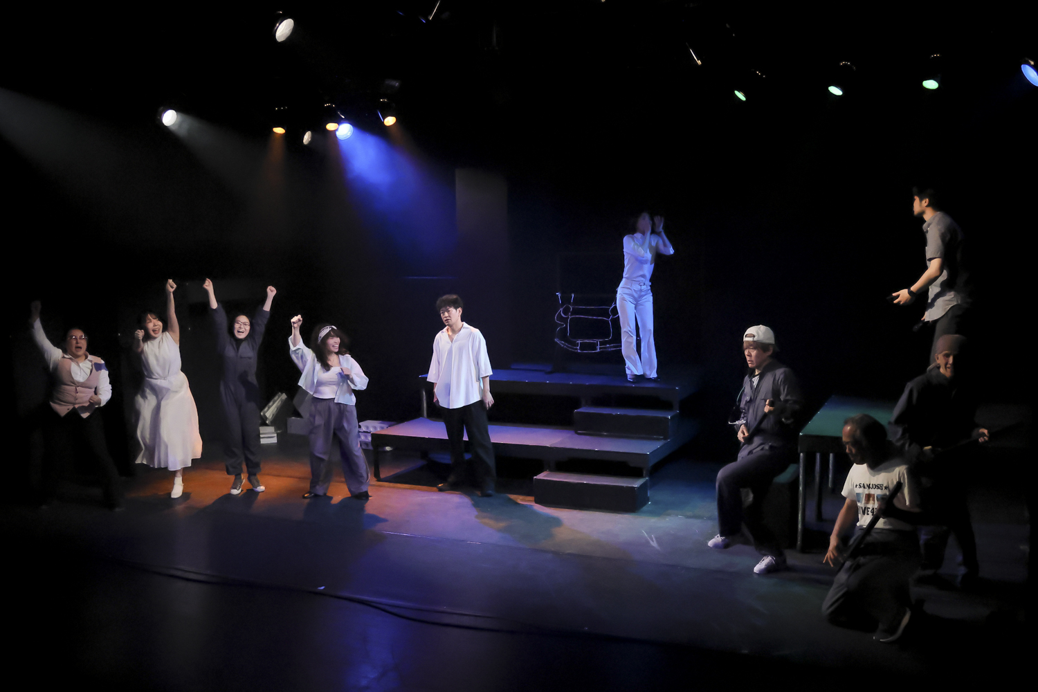ケーキを海底のポストへ投函第6回公演『葉山より愛をこめて』ゲネ写真000