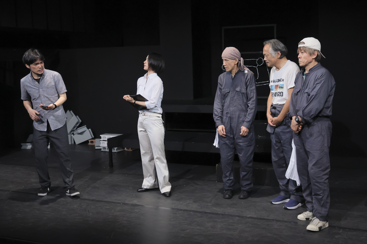 ケーキを海底のポストへ投函第6回公演『葉山より愛をこめて』ゲネ写真000